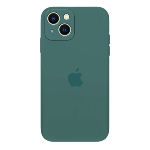 Чехол Silicone Case Full Camera на iPhone 14 Pine green